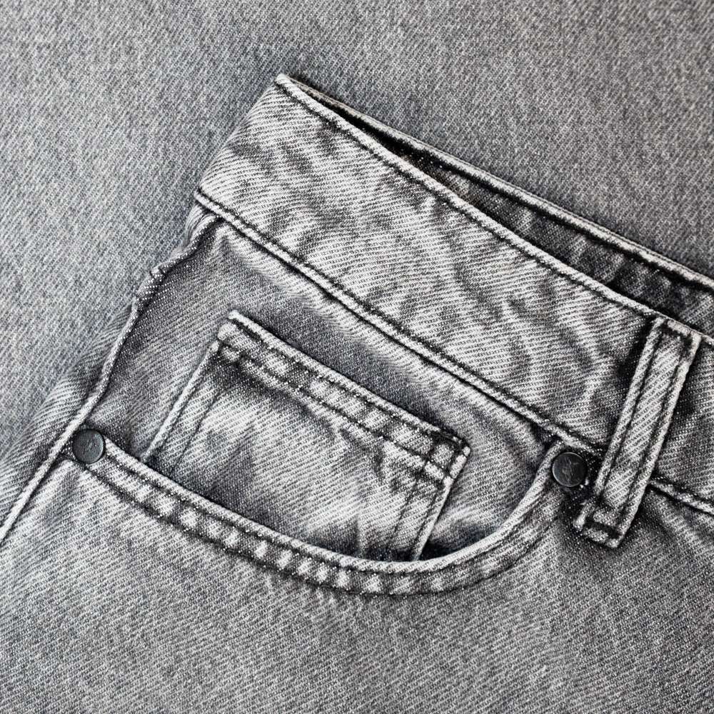 Джинсы Молодость Basic серые