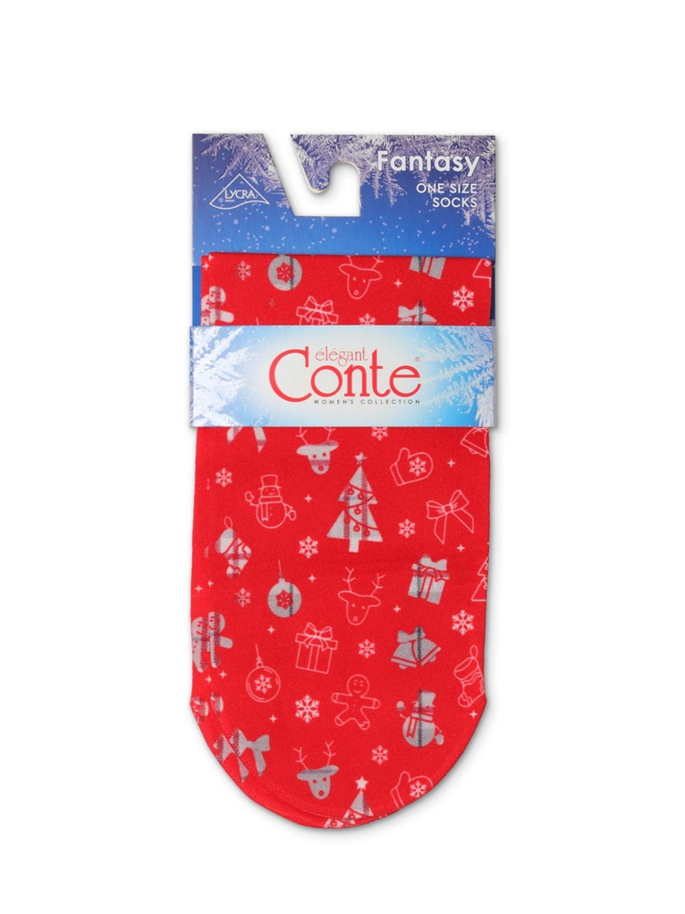 CONTE FANTASY 70 Носки с новогодними рисунками
