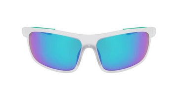 Теннисные очки Nike Windtrack Run - matte clear/green mirror