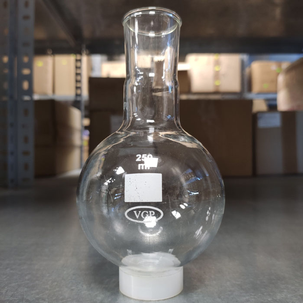 Колба круглодонная, ТС, 250 мл d=34 мм(675),К-3/2, 1шт.