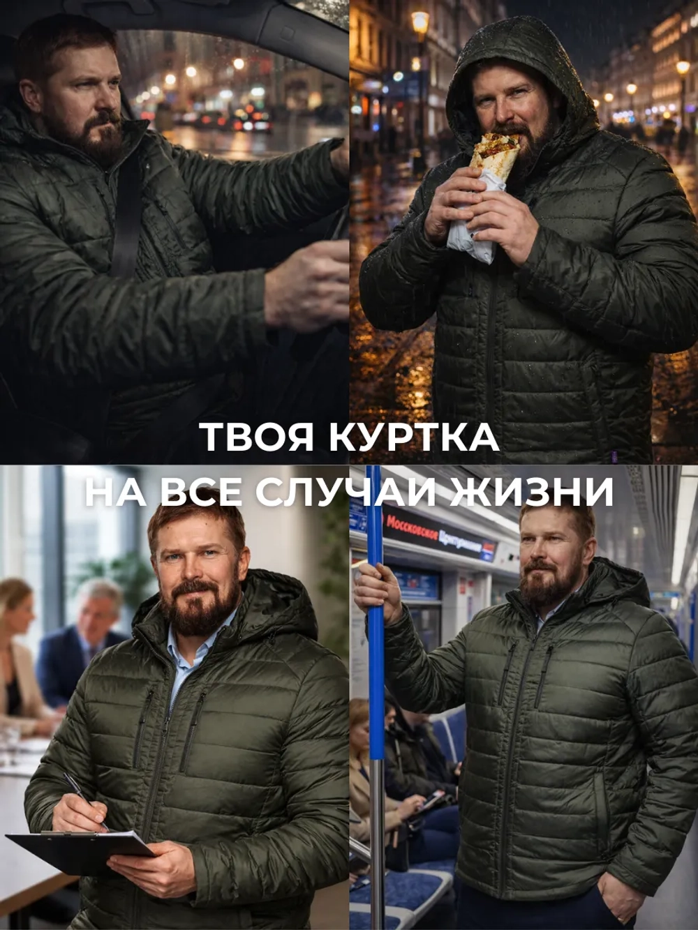 Куртка демисезонная большие размеры