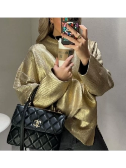 Свитер золотистый