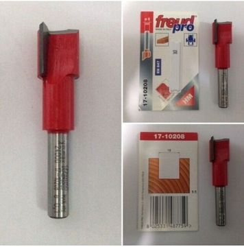 Фреза прямая торцевая (18х18 мм; хвостовик 8 мм) FREUD PRO 17-10208