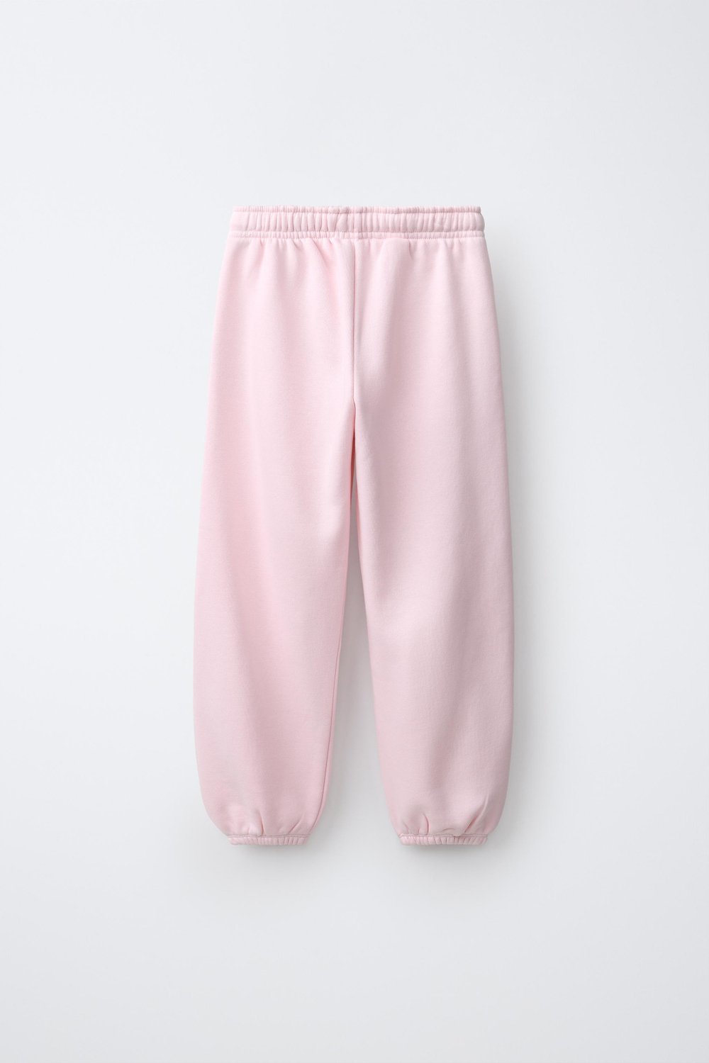ZARA БРЮКИ-ДЖОГГЕРЫ ИЗ МЯГКОЙ ТКАНИ, РОЗОВЫЙ