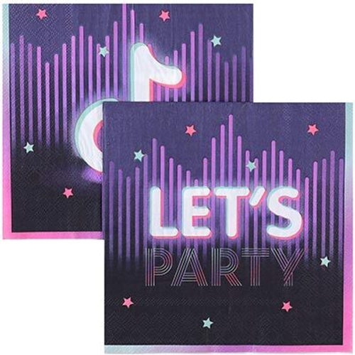 Салфетки "Блогер Party" 33 см, 12 шт