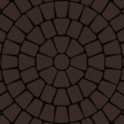 ТРОТУАРНАЯ ПЛИТКА КЛАССИКО - Б.2.КО.6 СТАНДАРТ КОРИЧНЕВЫЙ, КОМПЛЕКТ ИЗ 3 ВИДОВ ПЛИТ