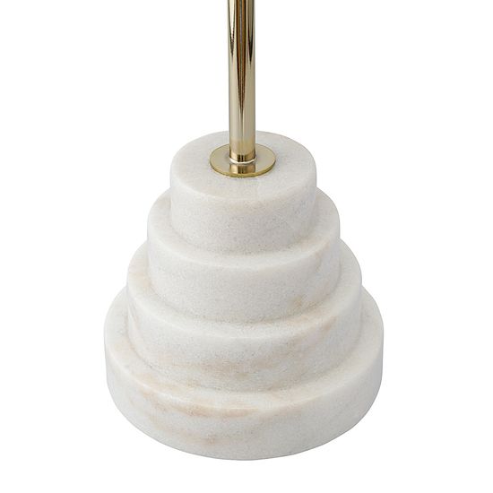 Столик кофейный sustainable collection, D38 см, серый/белый