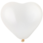 Шар латексный Сердце Кристалл 40 см (Прозрачный)