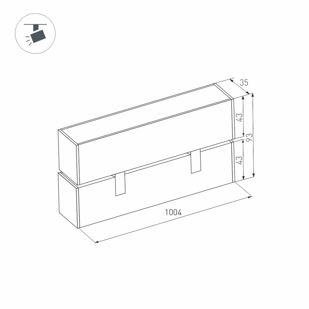Светильник MAG-FLAT-FOLD-45-S1005-30W Day4000 (WH, 100 deg, 24V) (Arlight, IP20 Металл, 3 года)