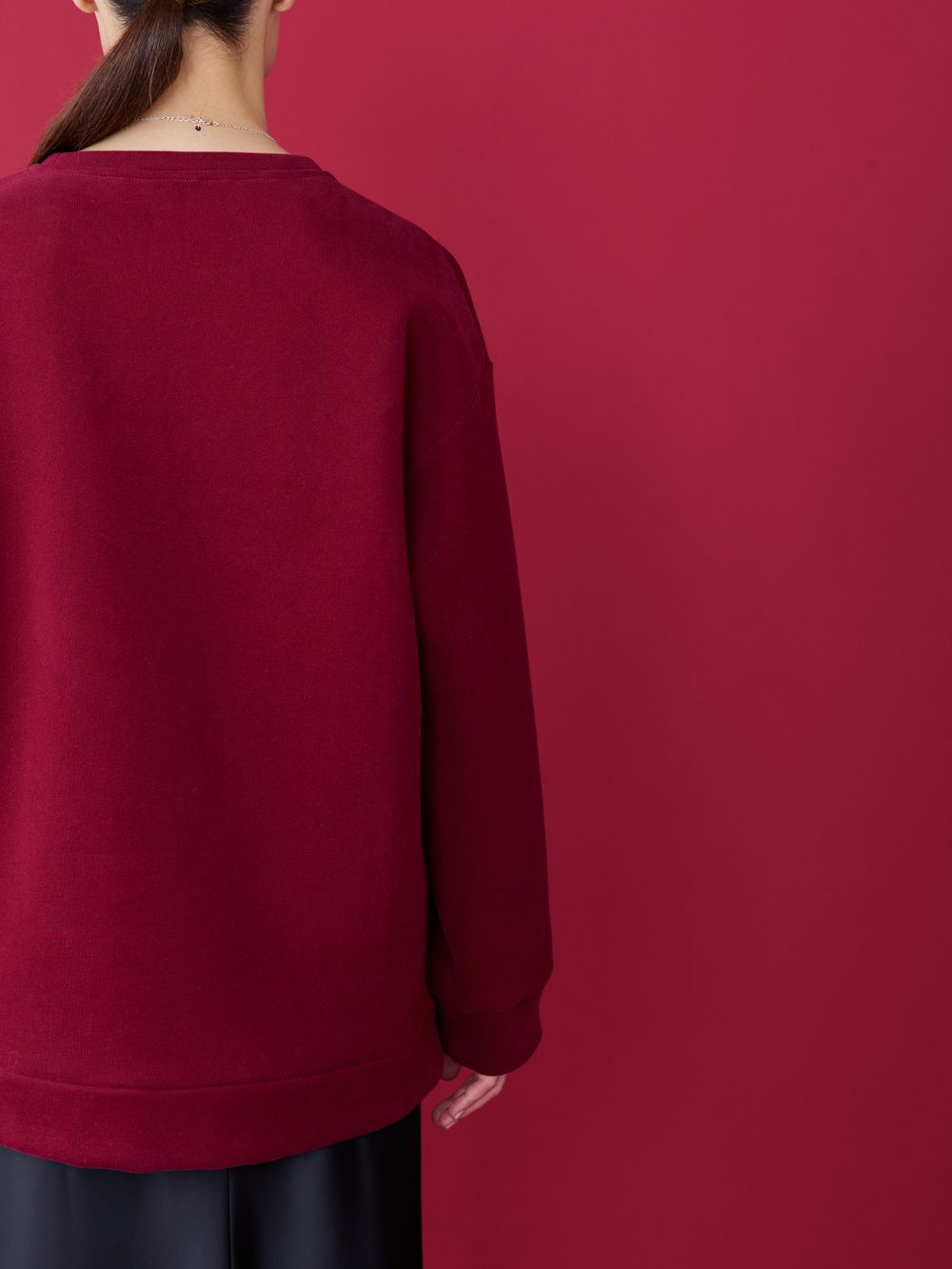 СВИТШОТ DO NOTHING CLUB BORDO