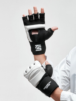 Перчатки для тхэквондо Tomorrow Star Vortex черно-белые