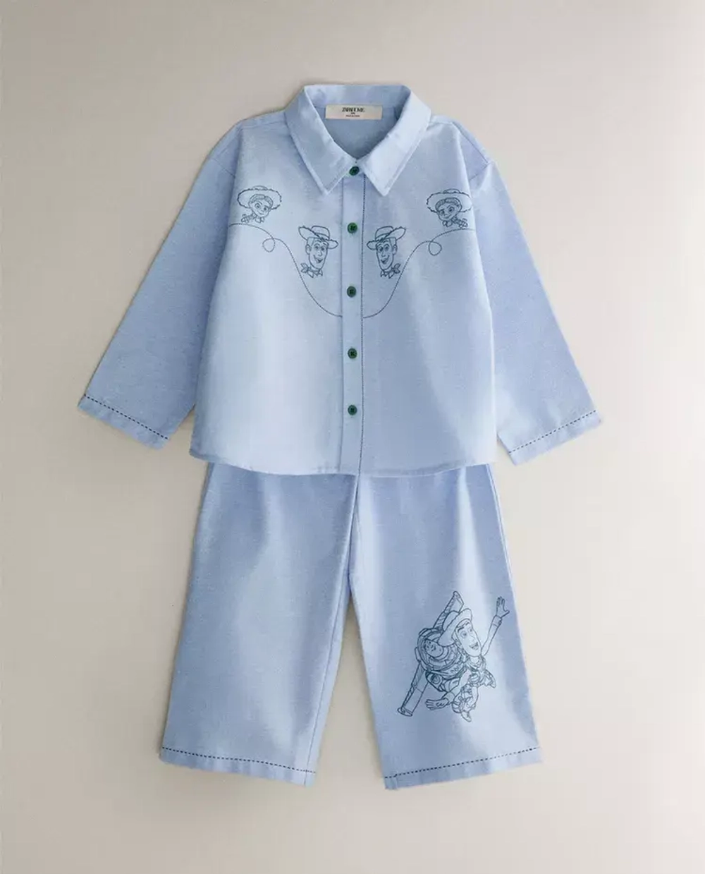 ZARA HOME ДЕТСКАЯ ПИЖАМА «TOY STORY ©DISNEY», СИНИЙ