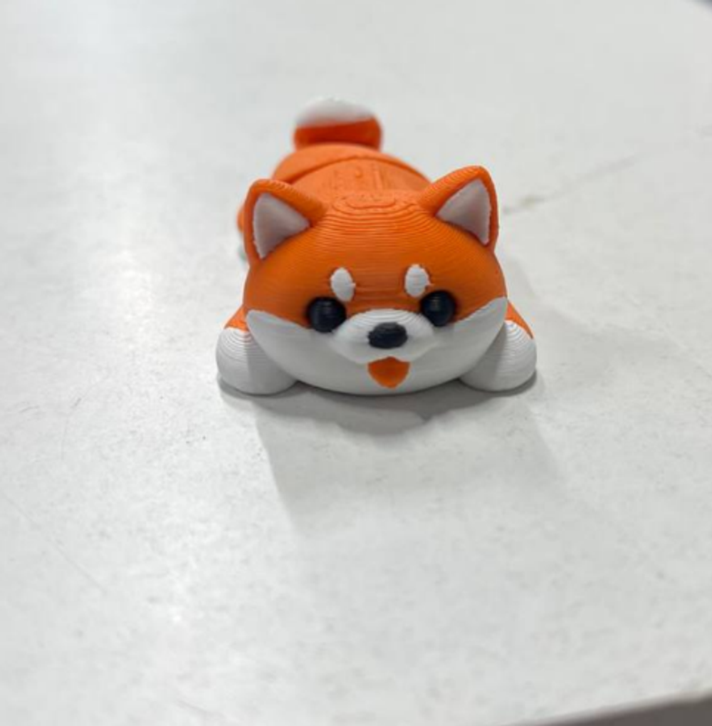 Подвижная игрушка Корги 3д