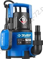 ЗУБР 750 Вт, дренажный насос с минимальным уровнем откачки, Профессионал (НПГ-Т3-750)