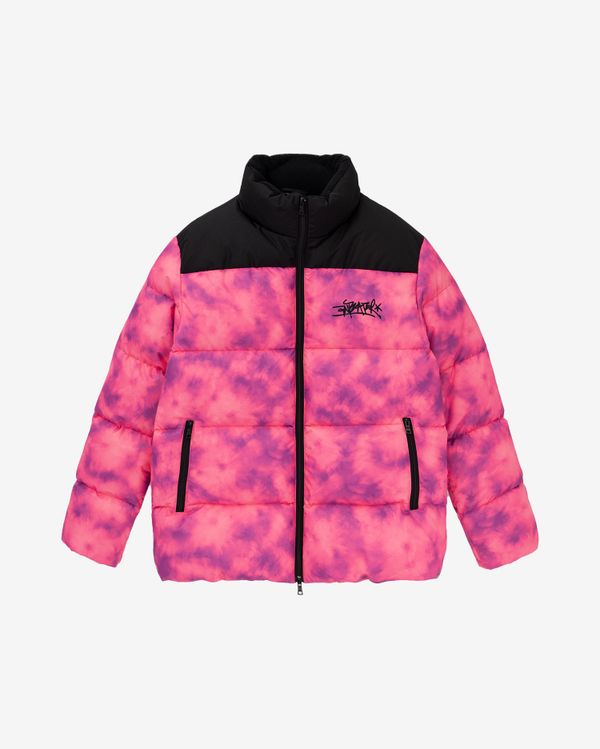 Пуховик Downjacket Tie Dye Bright Pink - фото 1