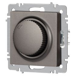 Светорегулятор Intro Accent 6-401-07 поворотный, 600Вт 230В, IP20, СУ, графит | Intro