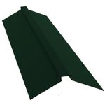 Конек плоский Grand Line GreenCoat Pural Matt RR11 115х30х115 мм резка