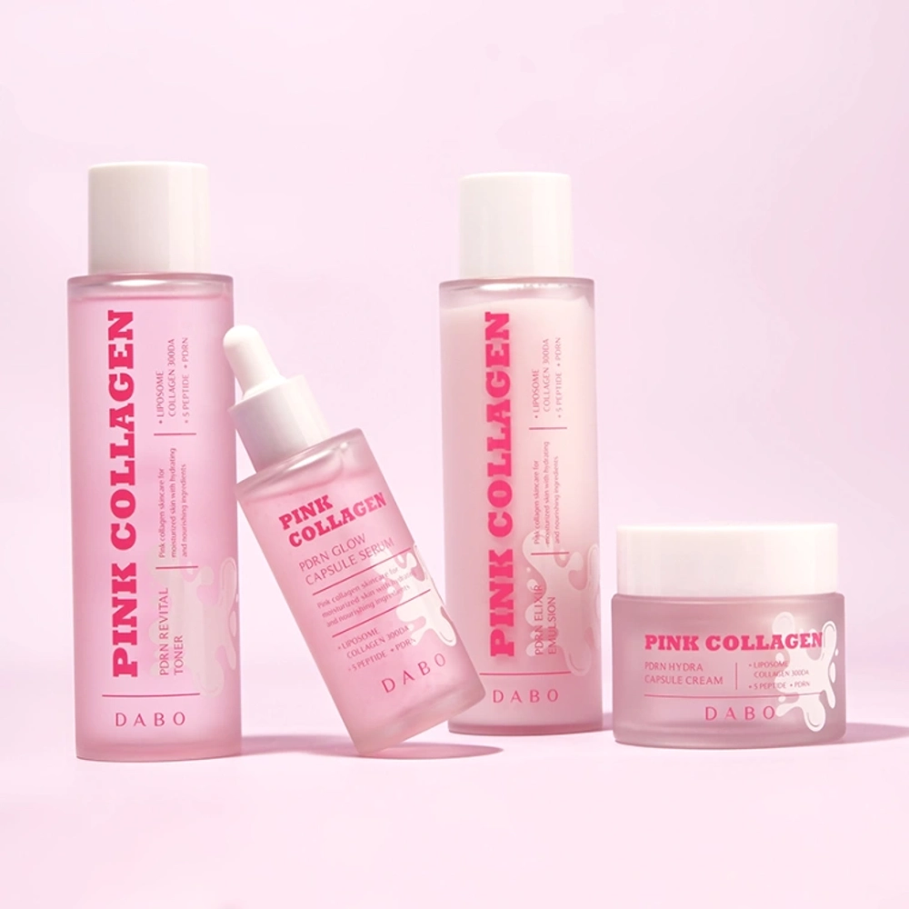 Тонер с коллагеном и ПДРН DABO Pink Collagen PDRN Revital Toner, 150 ml