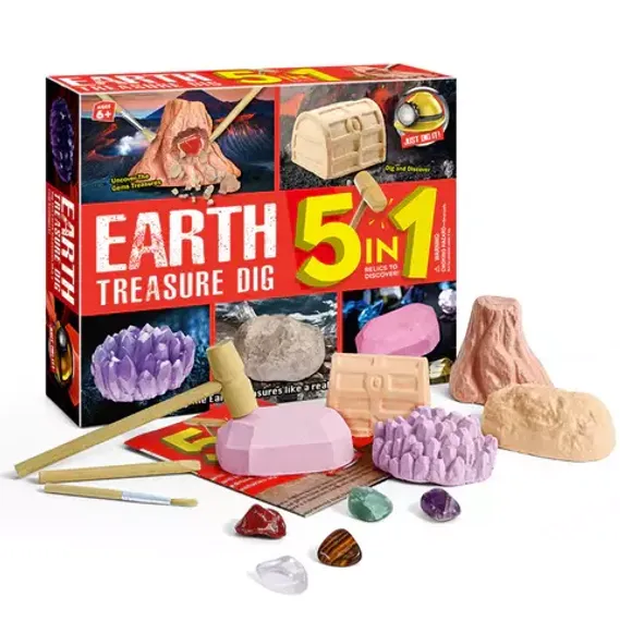 5 in 1 Earth Treasure Dig Kit
