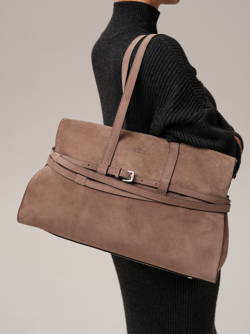 Замшевая сумка DBR 31152 капучино