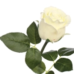 Цветок искусственный «Natur» 50см Розочка белая