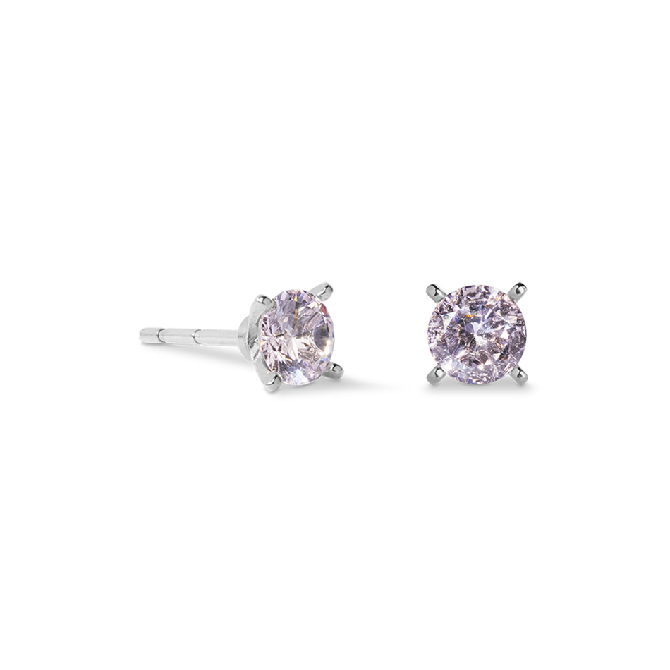 Серьги Coeur de Lion Rose-Silver 0207/21-1917