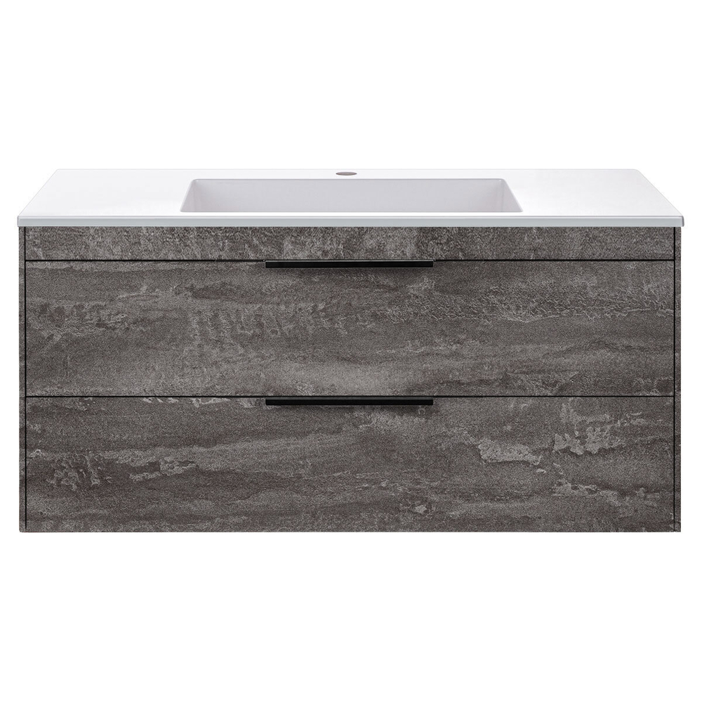 База под раковину Chiara 2D 1000 подвесная, 2 выкатных ящика soft-close, G.Stone