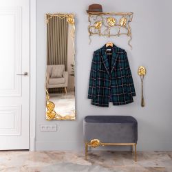 Зеркало настенное Monstera Deliciosa (Монстера) 140 Найт Амбер