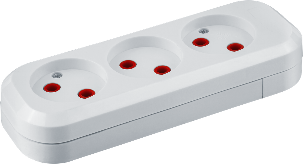 Колодка Navigator 61 585 NCA-BL01-03-X-WH 3гн б/з АБС пластик