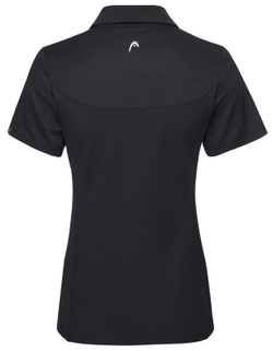Женское поло Head Performance Polo Shirt W - black/white