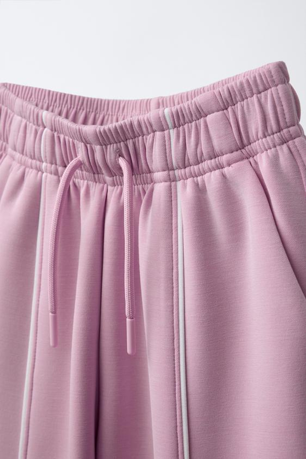 ZARA БРЮКИ-ДЖОГГЕРЫ ИЗ МОДАЛА, РОЗОВЫЙ