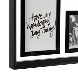 Фоторамка 34.5х34.5см Bergenson Bjorn Pleasant moments белая/черная