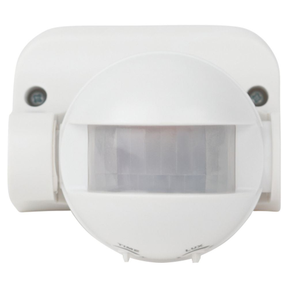 Датчик движения ЭРА MD 03 для дома инфракрасный белый 1200 Вт угол 180° 12 м | Датчики движения