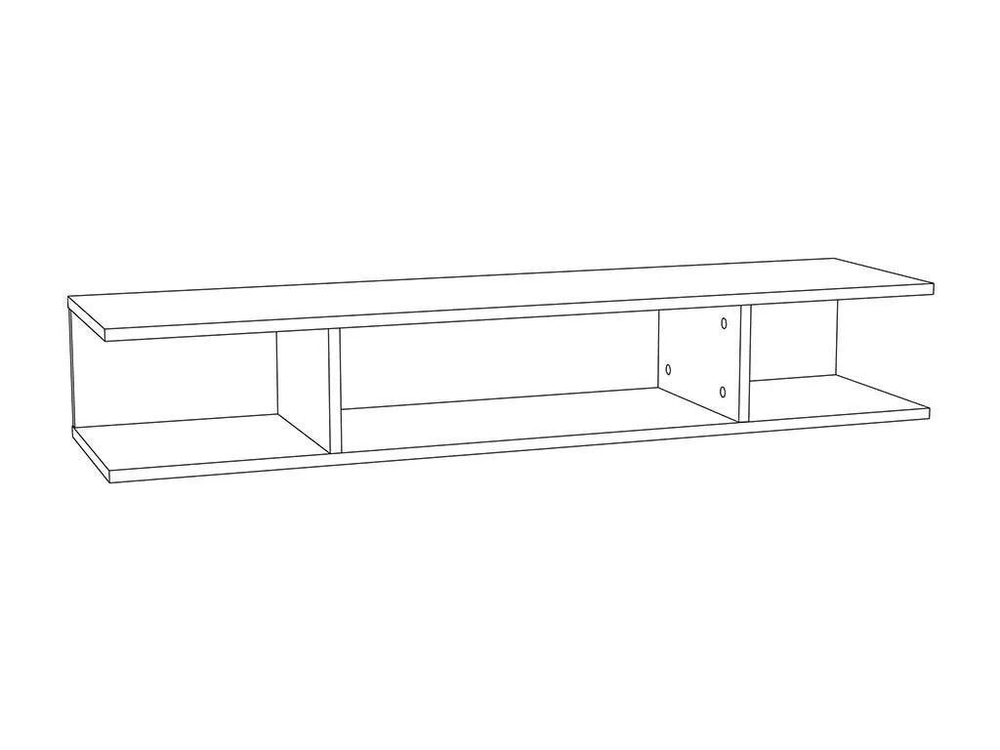 НМ 011.92 Полка навесная Summit / капучино