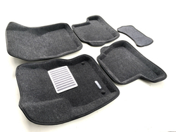 Коврики салона для FORD Focus 3 (2011-) Euromat 3D Lux серые. Арт. EM3D-002207G