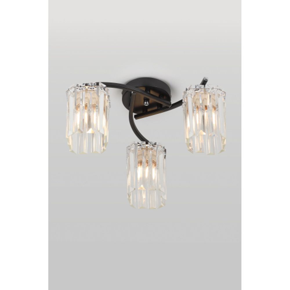 Люстра Rivoli June 1062-303 3хЕ27 60 Вт хрусталь | Rivoli