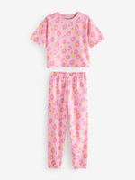 Пижама для девочки Next E31-745, 3 шт., Голубой, Светло-желтый, Розовый