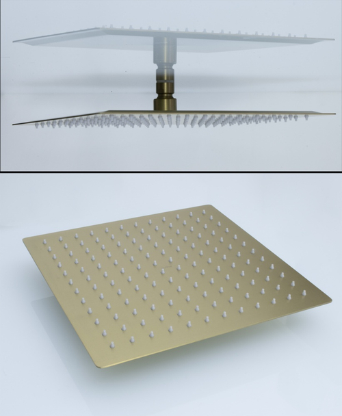 Лейка тропическая  30х30 КВАДРАТ (МАТ. ЗОЛОТО)  ViEiR (10/1шт)