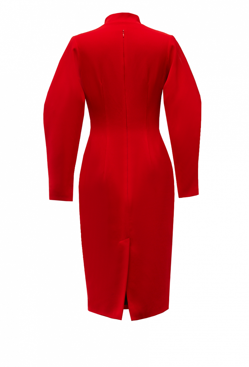 Платье футляр красное 18-02-20FW