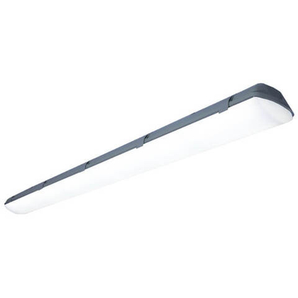 Светильник LED ДСП Айсберг 76W-9500Лм IP65 4000К опал с БАП 1ч 1262х128х85мм vs103-76-op-4k-li1h