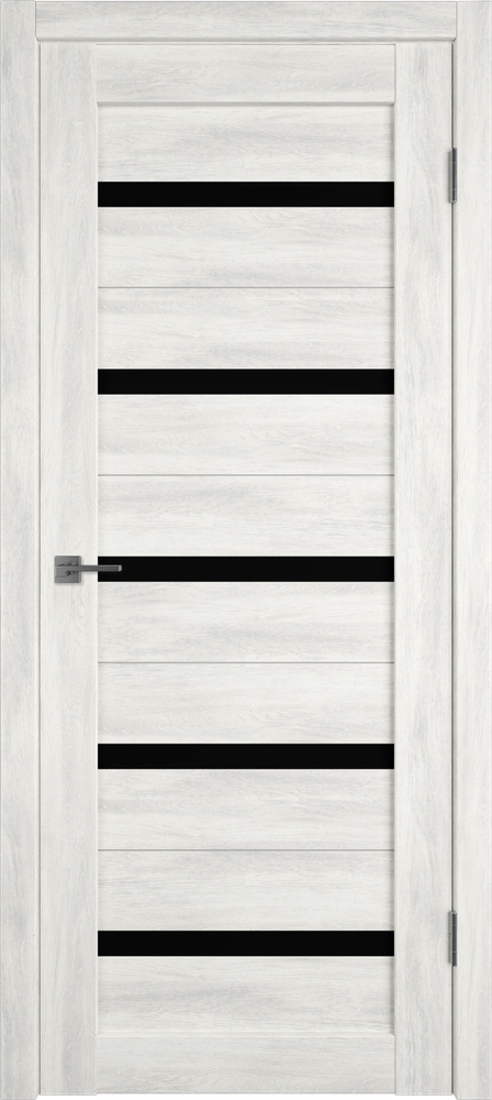 Дверь Atum 7 / Nord Vellum / Black Gloss / Владимирские двери