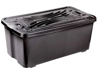 Контейнер Эконом 75л прямоугольный (с крышкой) цвета в ассортименте