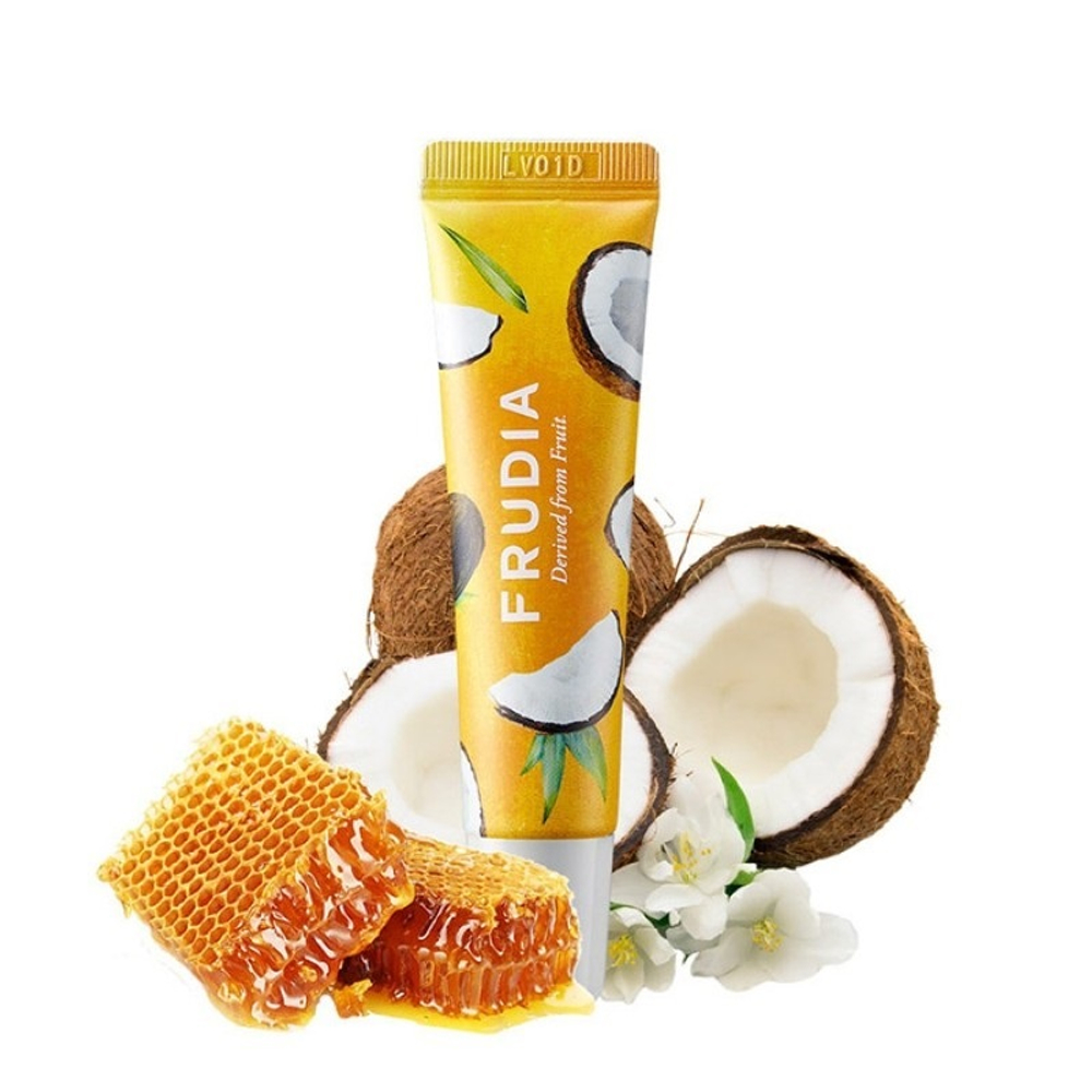 Frudia Coconut Honey Salve Lip Cream смягчающий крем для губ с кокосом