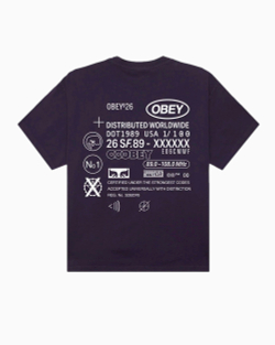 Футболка Obey Pigment Purple Velvet