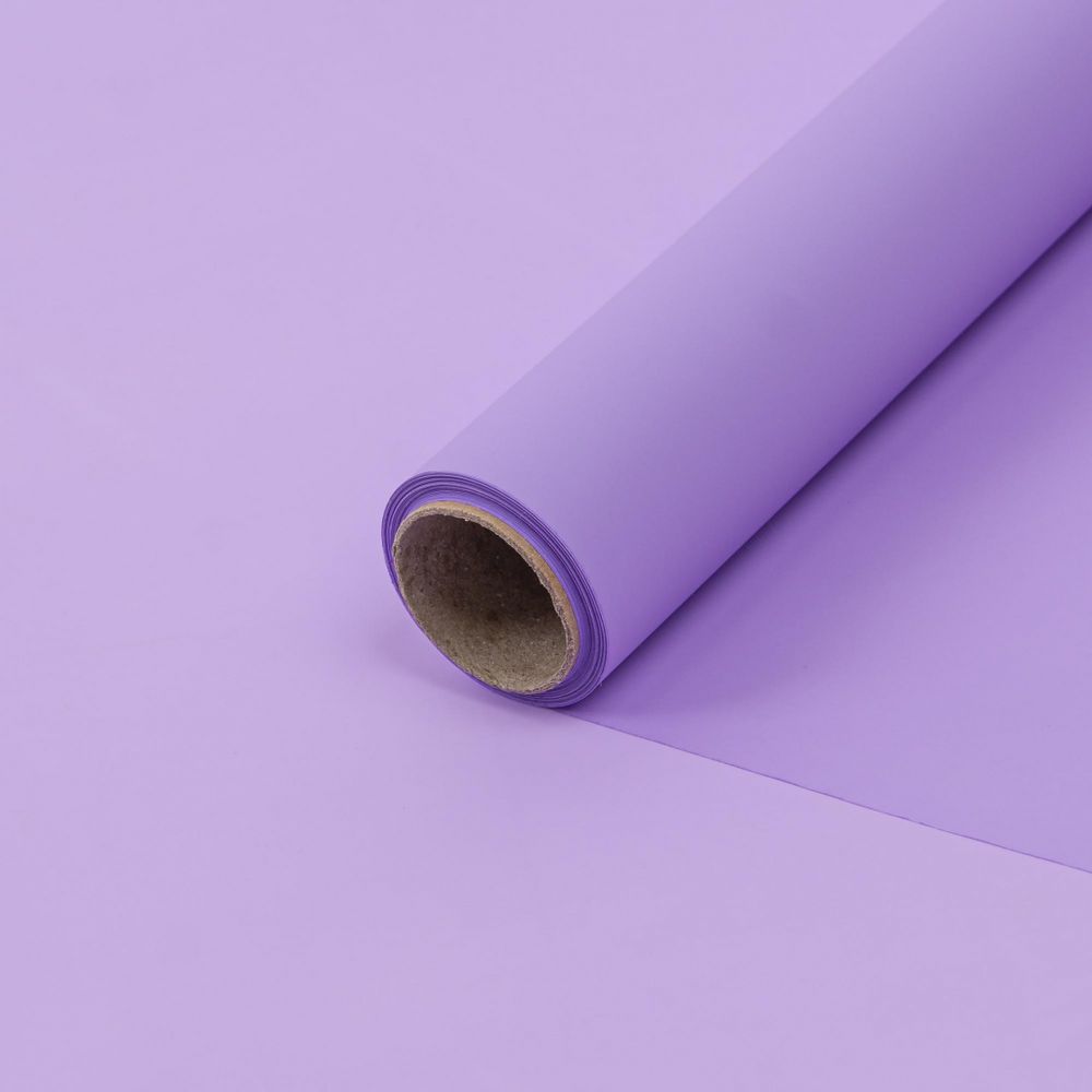Пленка матовая ЛЮКС 58смх10м СИРЕНЕВЫЙ