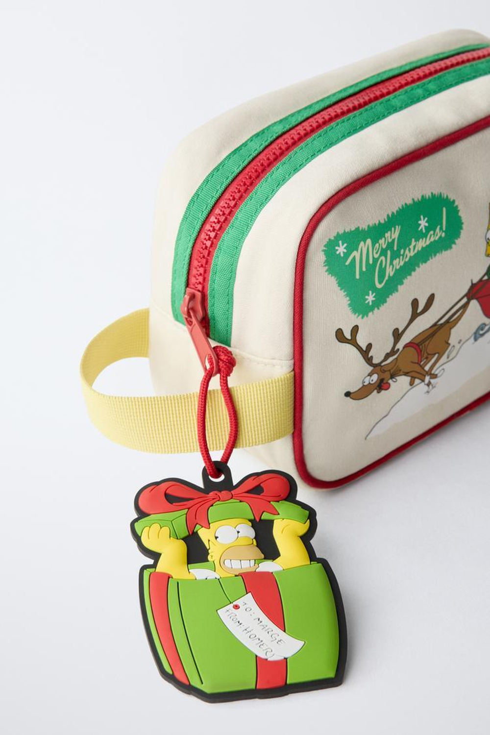 ZARA НЕСЕССЕР THE SIMPSONS ™ MATT GROENING, БЕЛЫЙ