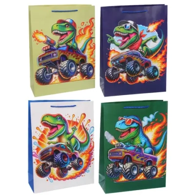 Пакет подарочный «Мой динозавр» 31*42*12 см