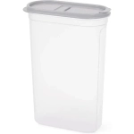 Емкость для сыпучих продуктов Космо 2,7л с клапаном, серый