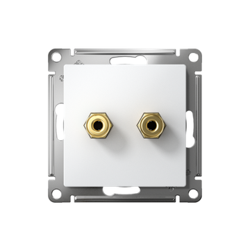 Розетка аудио 2-м AtlasDesign бел. SE ATN000187