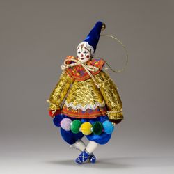 Ёлочная игрушка Клоун с гирляндой